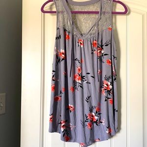 Torrid 00 gray tank top